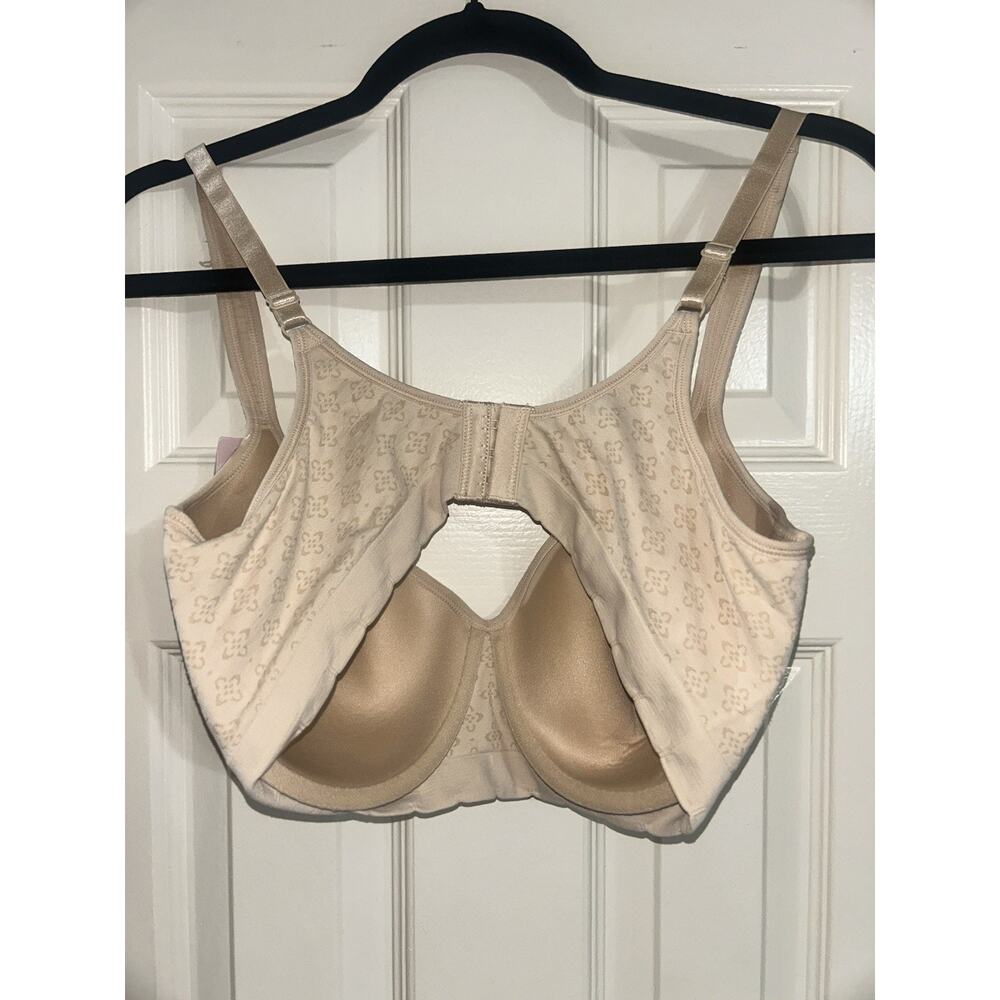 NWT 40C Cabernet Seamless jacquard Underwire Bra Nude Lightly Padded Textured - Picture 9 of 9